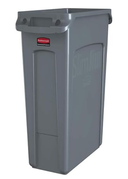 Untouchable Square Container Gray 35Gal/132Ltr