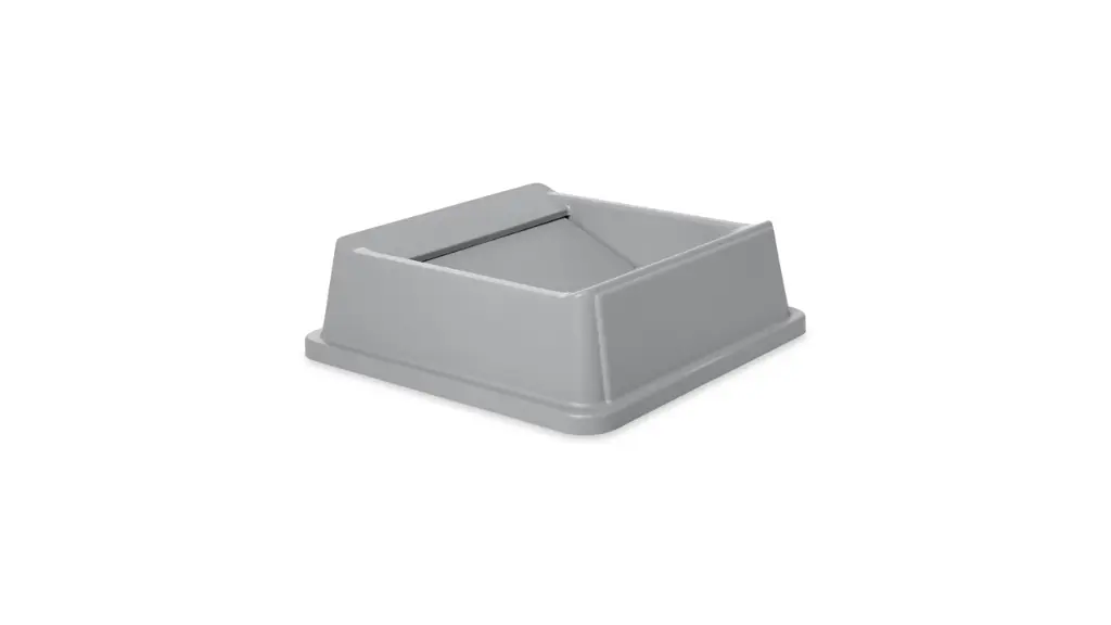 Untouchable Square Swing Lid Gray 