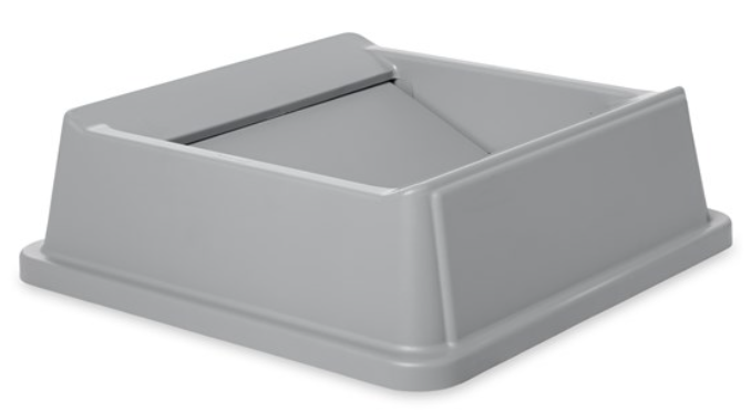 Untouchable Square Swing Lid Gray