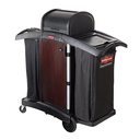 Upscale Housekeeping Cart Black