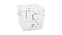 Square Storage Container 6Qt/5.7L Clear