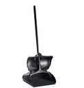 Executive Series Lobby Pro Dustpan With Cover Long Handle Black