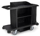 Executive Full Size Housekeeping Cart Traditional Black 