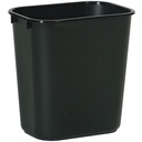 Fire Resistant Wastebasket 14 Qt/13L Black 