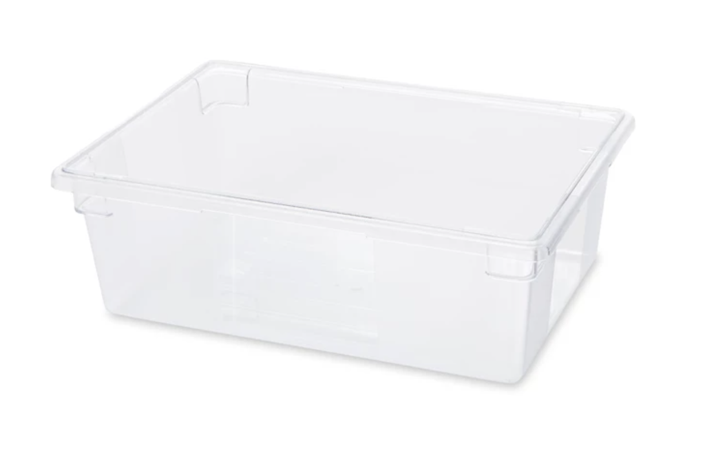 Food Tote Box 12.5 Gal 26"x18"x9" Clear 