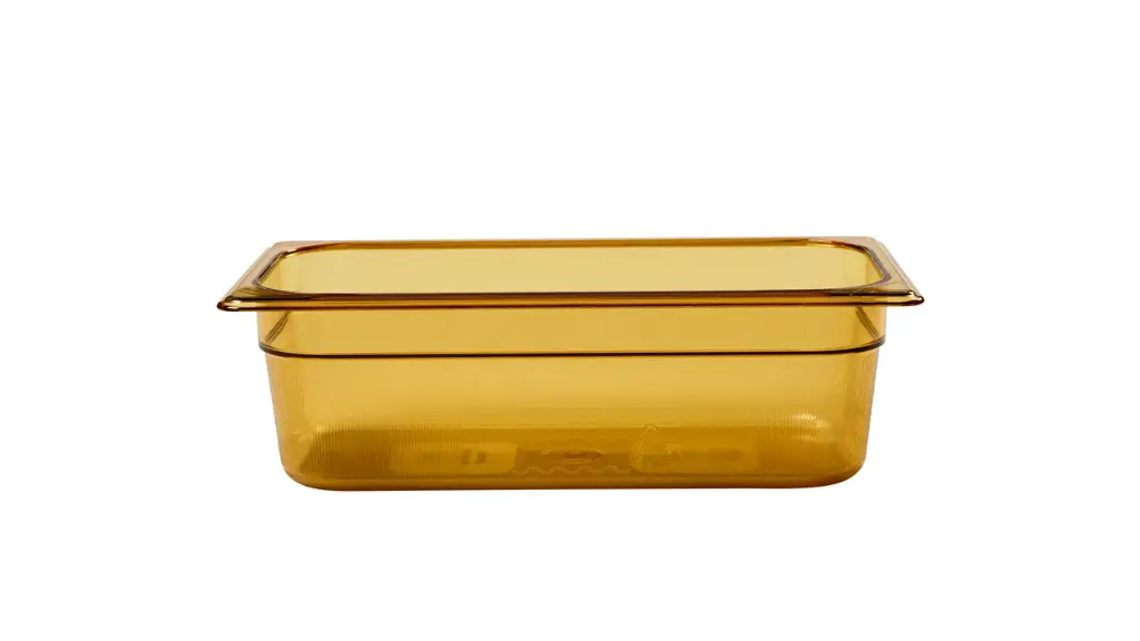 Insert Pan 1/3 Size Hot 4" Deep Amber  
