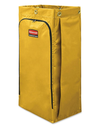 Janitorial Cleaning Cart Vinyl Bag 34 Gal Bag Yellow  