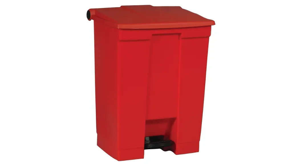 Legacy Step-On Container 18Gal/68L Red 