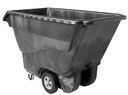Structural Foam Tilt Truck Standard Duty 1 Cubic Yard 1250Lbs Black 