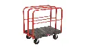 Sheet And Panel Truck 24"X36" With 8" Polyolefin Casters Black 