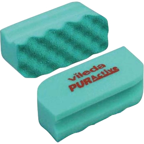 Pure Active Sponge Green 15x7cm, 10Pc/Pkt Vileda
