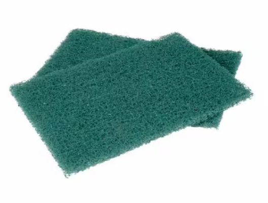 86 Scotch-Brite™ Heavy Duty Scouring Pad, Green, 158mm x 224mm, 10/Pack 3Pkt/Case