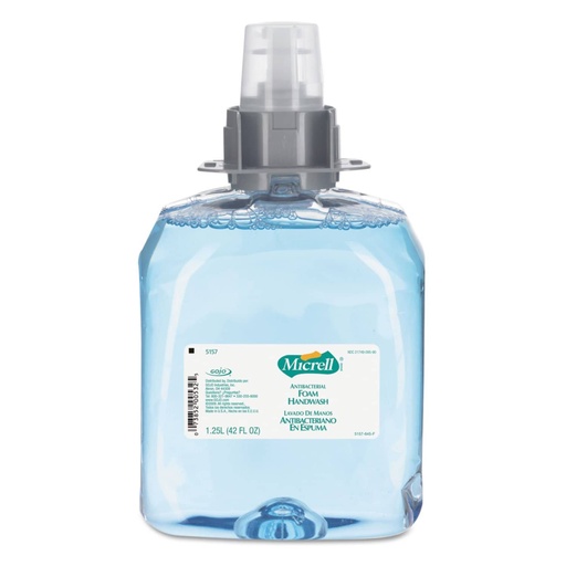 [5157-03 ] Micrell Antibacterial Foam Hand wash 1250ml refill