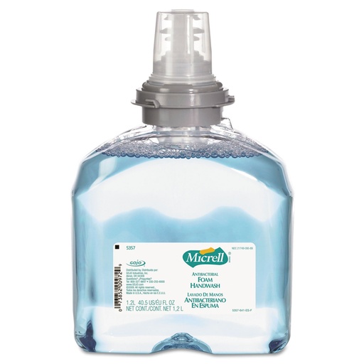 [5357-02] Micrell®Antibacterial Foam hand wash 1200ml Refill