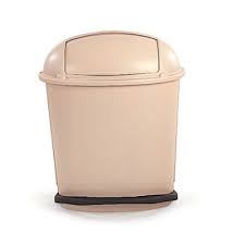 [FG617700BEIG ] Pedal Roll Top Container Beige