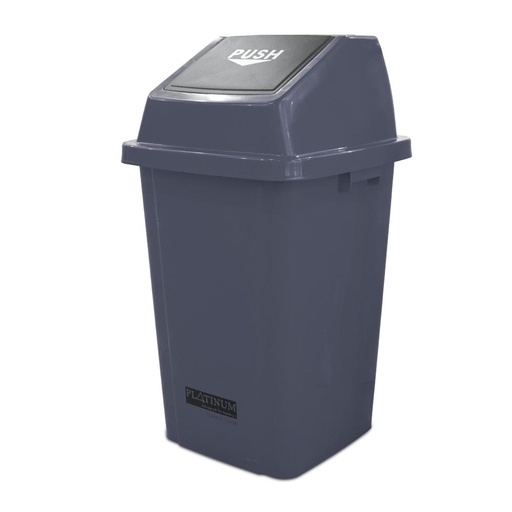 [GC14A-100 (AKC)] GC14A-100 Quadrate Garbage Bin | 100LTR ( Push bin) | GRAY