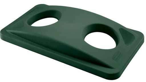 [FG269288GRN] Slim Jim recycling bottles/cans lid, green