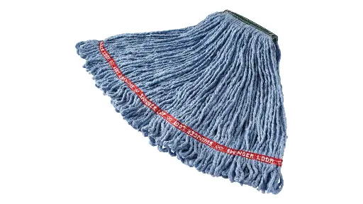 20 Oz Swinger Loop Blend Wet Mop 1" Headband Blue 