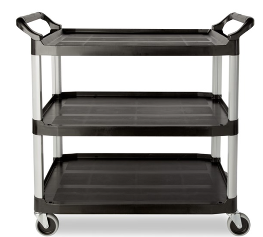 [FG409100BLA] Xtra Utility Cart Open Sided 300Lbs Capacity Black 