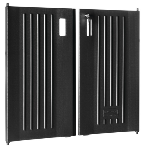 [FG619700BLA] Executive Locking Door Kit for Traditional Housekeeping carts Black