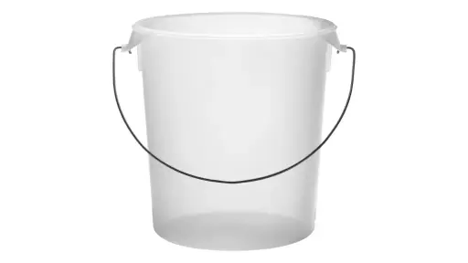 [FG572924CLR] Round Storage Container With Bail 22 QT Clear