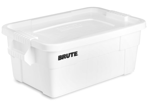 [FG9S3000WHT] Brute Tote With Lid 14G/52L White 