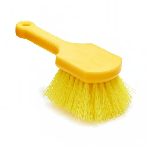[FG9B2900YEL] Utility Brush Plastic Handle Synthetic Fill  8" Yellow (copy)