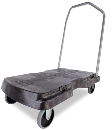 [FG440100BLA] Triple Trolley Standard Duty With 5" Casters Black 