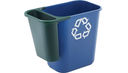 [FG295073GRN] Side Bin Recycling Fits Wastebasket Large 5 QT Green