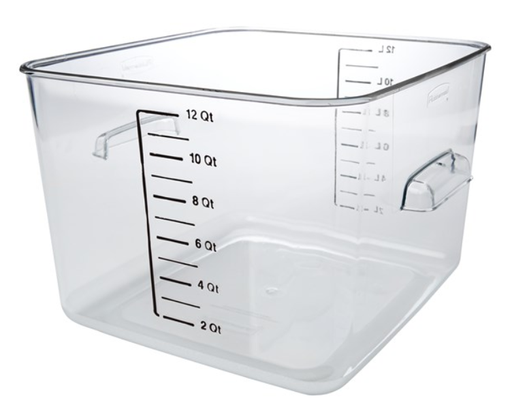 [FG631200CLR] Square Storage Container 12Qt/11.3L Clr