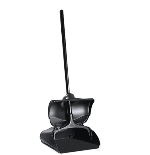 [FG253200BLA] Executive Series Lobby Pro Dustpan With Cover Long Handle Black