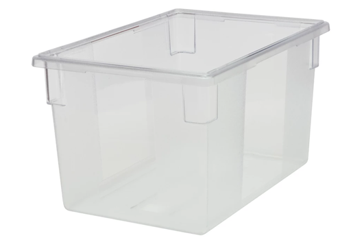 [FG330100CLR] Food Tote Box 21.5Gal/81L 26"x18"x15" Clear 