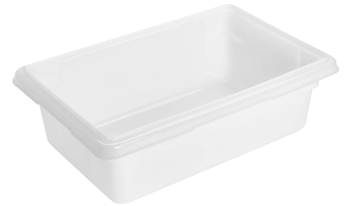 [FG350900WHT] Food Tote Box 3.5 Gal/13.2L 18"x12"x6" White 
