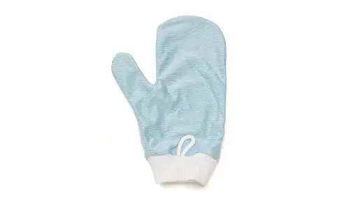 [FGQ65100BL00] Hygen Microfiber Glass Mitt Blue 