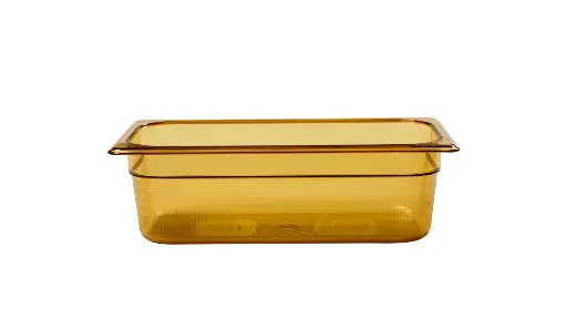 [FG217P00AMBR] Insert Pan 1/3 Size Hot 4" Deep Amber  