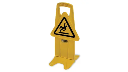 [FG9S0925YEL] International "Wet Floor" Symbol Stable Safety Sign 26" Yellow 