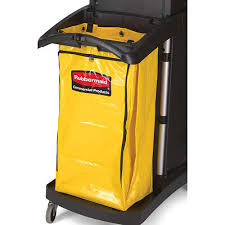 [FG9T8000YEL] Janitorial Cleaning Cart Vinyl Bag 34 Gal Bag Yellow  
