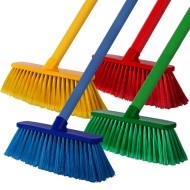 Nylone Soft Broom Sovarna Green With Handle 
