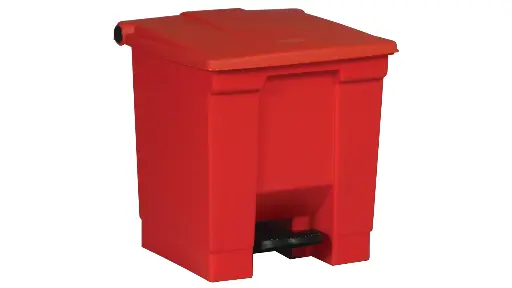[FG614300RED] Legacy Step-On Container 8Gal/30L Red 