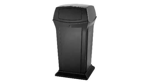 [FG917188BLA] Ranger Container With 2 Doors 45Gal/170L Black 