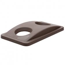 [FG269288BRN] Slim Jim Bottle/Can Recycle Top Brown