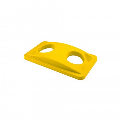 [FG269288YEL] Slim Jim Bottle/Can Recycle Top Yellow 