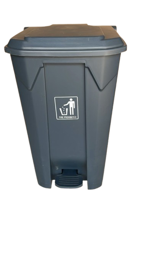 Garbage Bin Plastic  87Ltr  Color Grey 