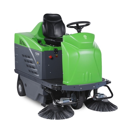 1250 Dual Power Two Side Brushes LDC Rear Low Dump
