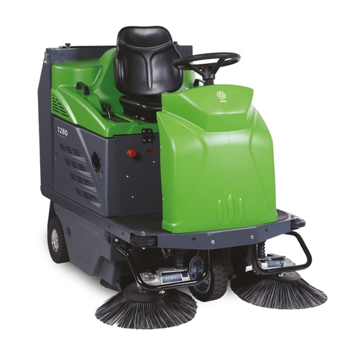 1280 DP-P Dual Power Petrol Two Side Brushes LDC Rear High Dump